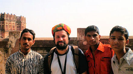 Maharaja Guzo & indian friends